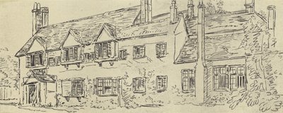 Herregården, ca 1770 (gravyr) av English School