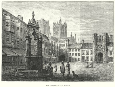 Markedsplassen, Wells (gravering) av English School