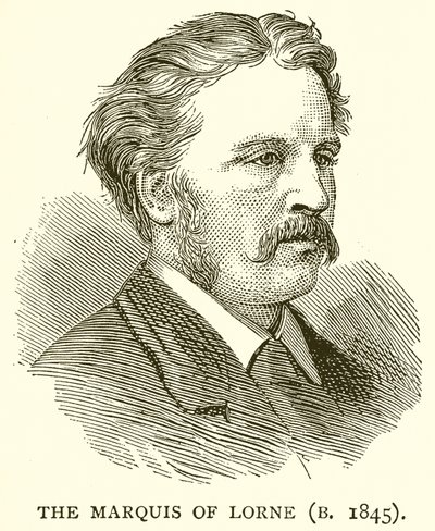 Markisen av Lorne (f. 1845) av English School