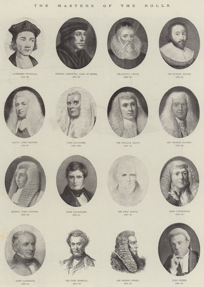 The Masters of the Rolls av English School