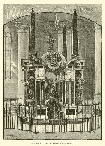 Mausoleet til William the Silent av English School