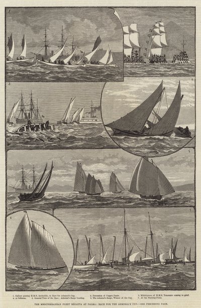 Middelhavsflåteregattaen i Palma, Race for Admiral