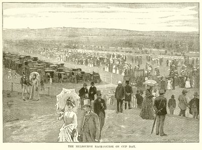 Melbourne Race-Course på Cup Day av English School