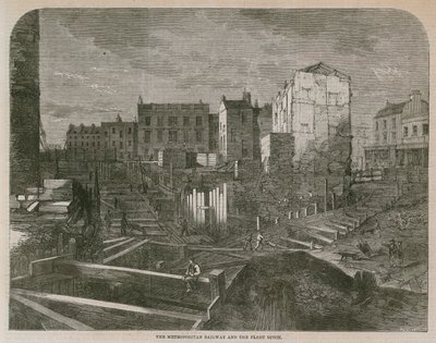 Metropolitan Railway og Fleet Ditch av English School
