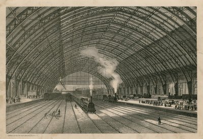 Midland Railway Station, St Pancras, London av English School