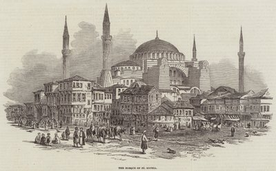 St. Sophia-moskeen (gravering) av English School