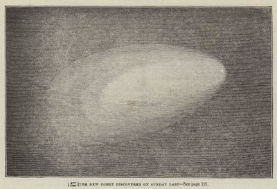 Der neue Komet, entdeckt am letzten Sonntag von English School
