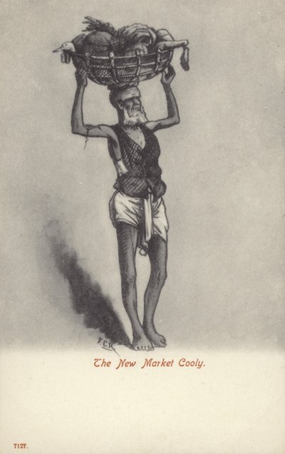 Det nye markedet Cooly (lito) av English School