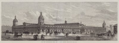 The New Metropolitan Meat and Poultry Market, Smithfield (gravering) av English School