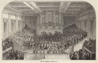 The New Orchestra, Exeter Hall, London av English School
