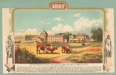 The New Orphan Houses for 1150 Children, på Ashley Down, Bristol av English School