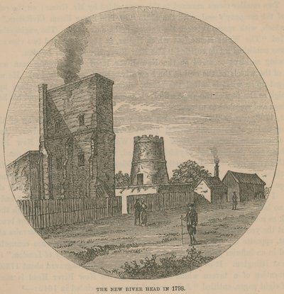 The New River Head i 1798 av English School