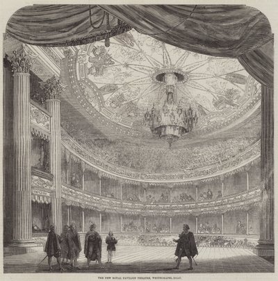 The New Royal Pavilion Theatre, Whitechapel-Road (gravering) av English School