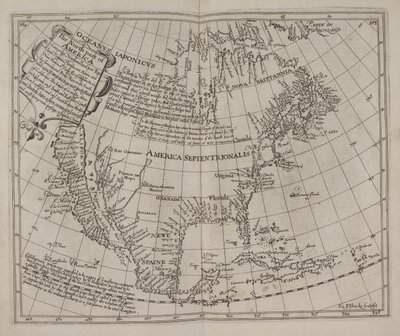 Den nordlige delen av Amerika: som omfatter Newfoundland, New England, Virginia ..., Henry Briggs av English School