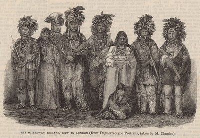 Ojibbeway-indianerne, nå i London av English School