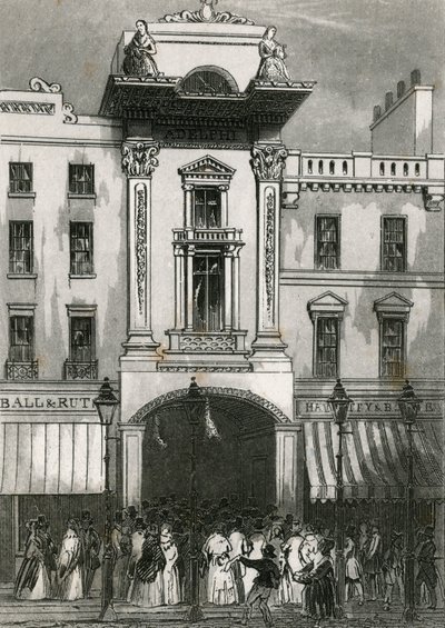 Det gamle Adelphi-teatret av English School