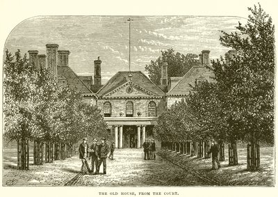 Det gamle huset, fra hoffet av English School