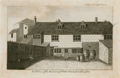 The Old Pied Bull (bak), Sir Walter Raleighs hus av English School