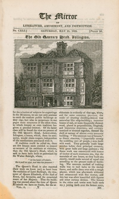 The Old Queens Head, Islington av English School