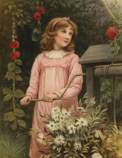 Den gamle brønnen (chromolitho) av English School