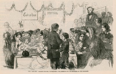 Die One Tun Ragged Schools, Westminster, London - Teetreffen für die Mütter der Kinder von English School
