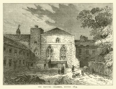 Det malte kammeret, før 1834 (gravering) av English School