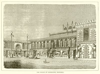 Palasset i Khorsabad, restaurert av English School