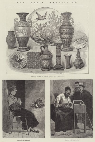 Die Pariser Ausstellung (Stich) von English School