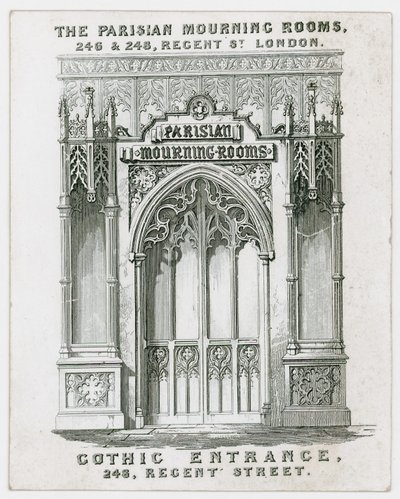 The Parisian Mourning Rooms, byttekort av English School