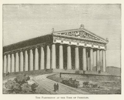 Parthenon på Perikles tid av English School