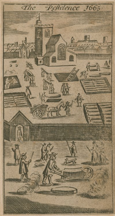 The Pestelence 1665 av English School