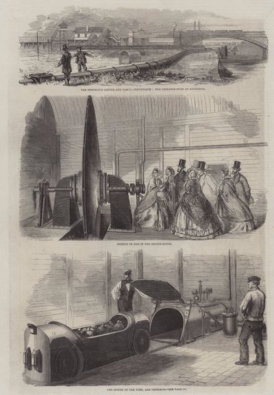 The Pneumatic Despatch (gravering) av English School