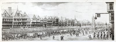 The Procession of Marie de Medici langs Cheapside, 1638, utgitt av William Herbert (1771-1851) og Robert Wilkinson (fl.1785-1825) 1809 av English School