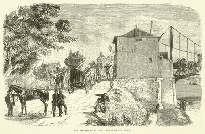 Preussen ved broen til St Denis, januar 1871 av English School