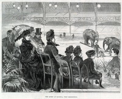 Dronningen i Olympia, West Kensington av English School