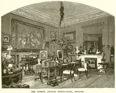 The Queens Private Sitting-Room, Osborne av English School
