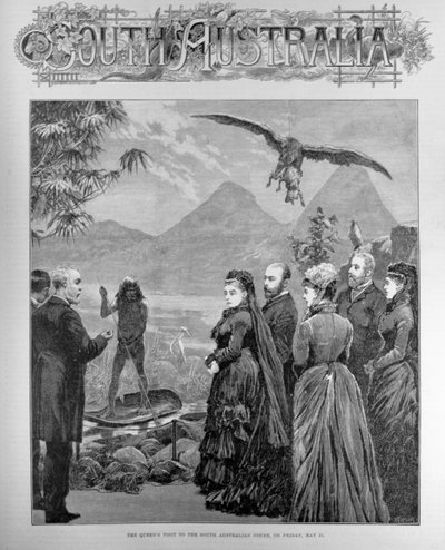 Dronningens besøk til South Australian Court fredag 21. mai 1886, fra 
