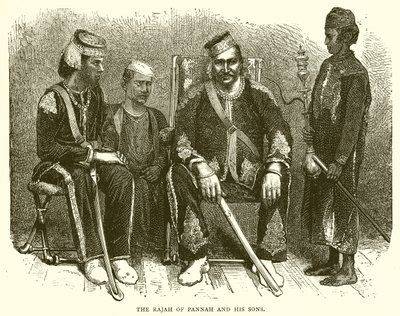 Der Rajah von Pannah und seine Söhne von English School