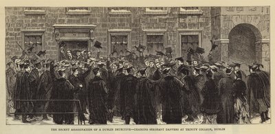 The Recent Assassination of a Dublin-detektiv, leder av sersjant Danvers ved Trinity College, Dublin av English School