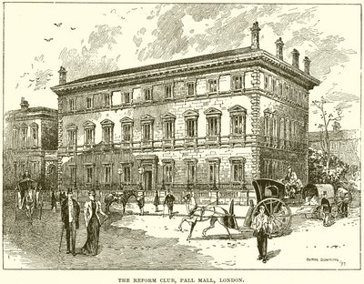 The Reform Club, Pall Mall, London av English School