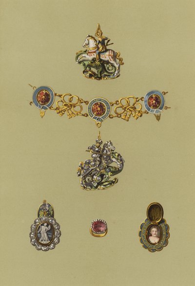 The Regalia of Scotland, mindre artikler av Regalia (chromolitho) av English School