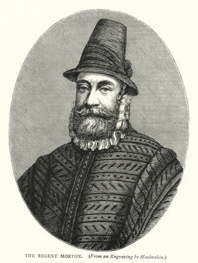 The Regent Morton (gravering) av English School