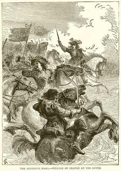 The Religious Wars.--William of Orange at the Boyne av English School