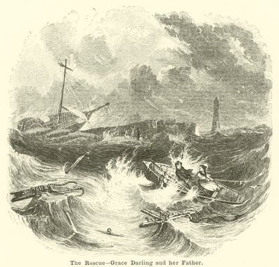 The Rescue, Grace Darling og hennes far av English School
