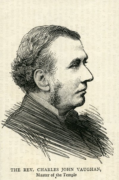 Rev. Charles John Vaughan, dekanen i Llandaff av English School