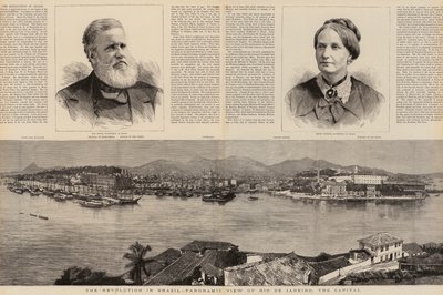 Revolusjonen i Brasil (gravering) av English School