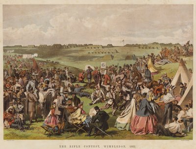 Der Schießwettbewerb in Wimbledon von English School