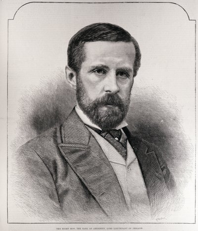 Høyre Hon. The Earl of Aberdeen, Lord Lieutenant of Ireland, gravert av R. Taylor, fra 