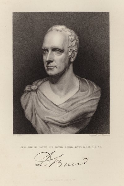 Høyre ærede Sir David Baird av English School
