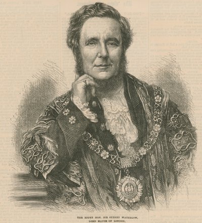 Høyre ærede Sir Sydney Waterlow, Lord Mayor of London av English School
